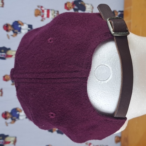 Vintage Disney's Eeyore embroidered character leather pulltab violet purple hat - Picture 3 of 8